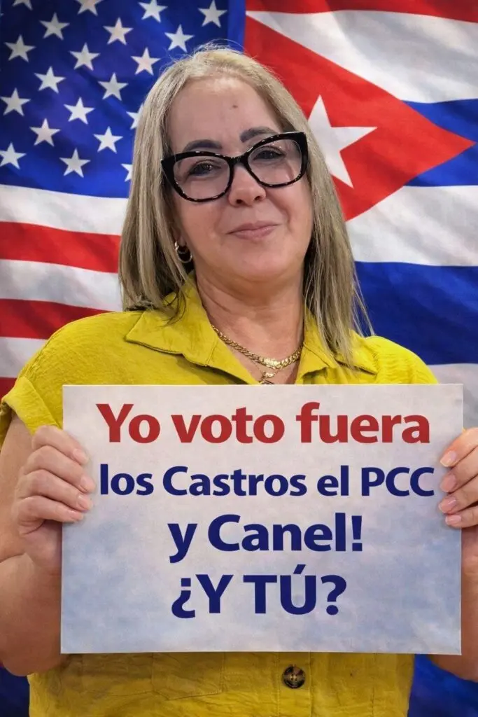 'I vote out the Castros, the PCC and Canel'