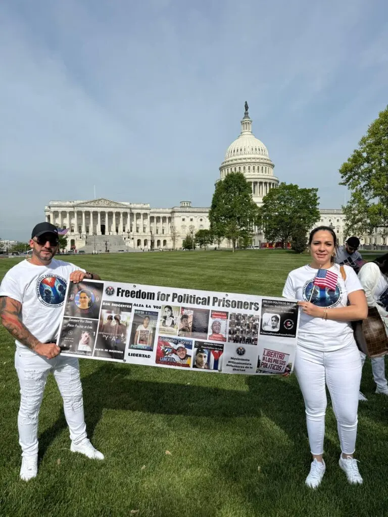 At the U.S. Capitol — Freedom for political prisoners